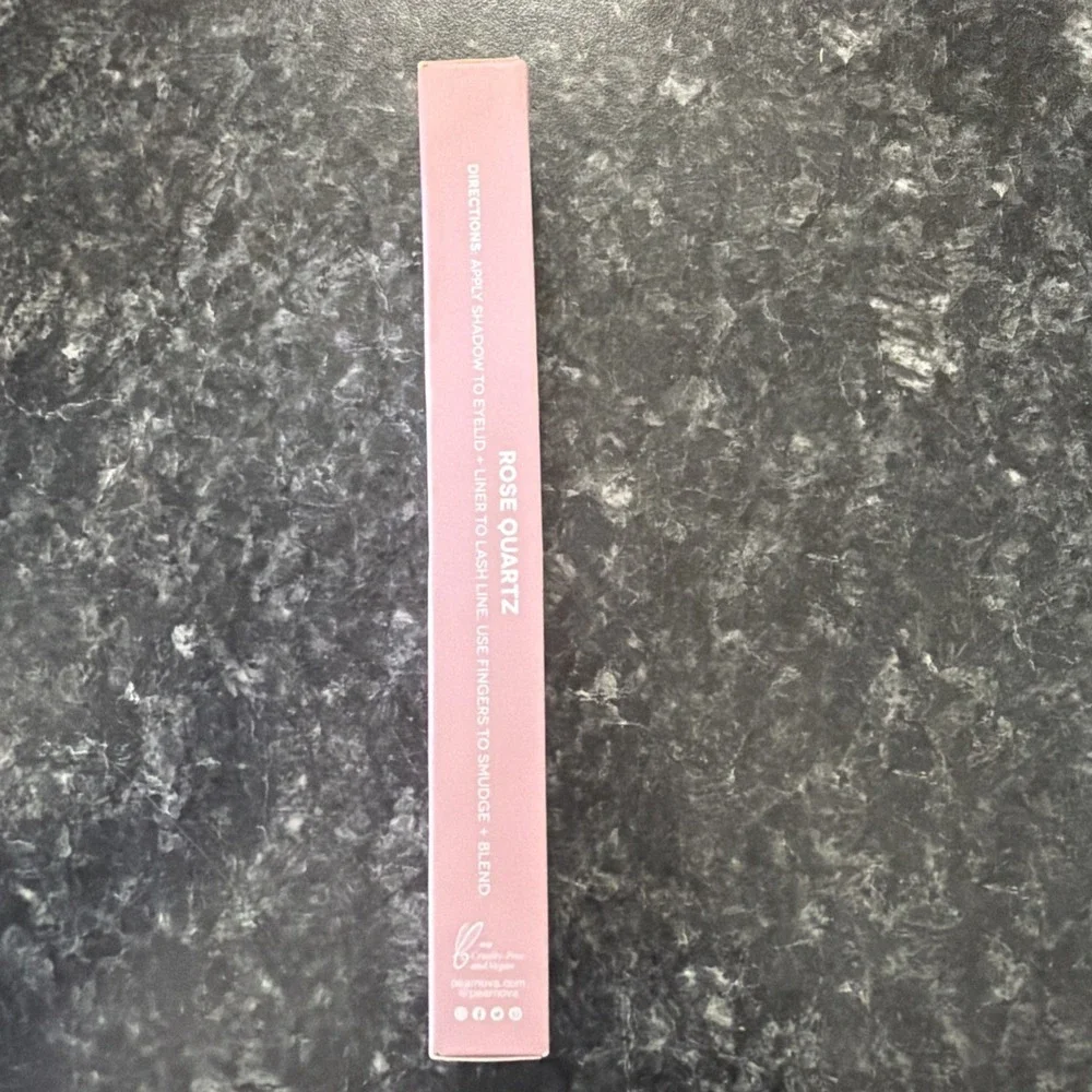 Pear Nova Eye Duo Stick Shadow + Liner - Rose Quartz, 0.5g - 0.16g New In Box!